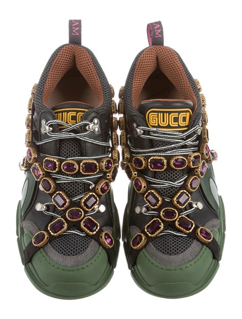 gucci men's flashtrek sneakers|Gucci flashtrek diamond.